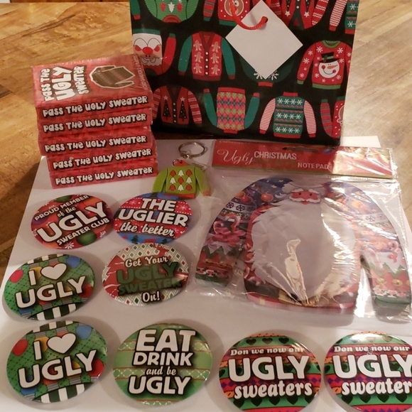 Ugly Christmas Sweater Party Prizes Nwt